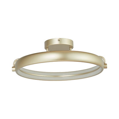 Rave Ring LED Semi Flush Mount Ceiling Light in Detail.