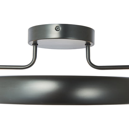 Rave Ring LED Semi Flush Mount Ceiling Light in Detail.