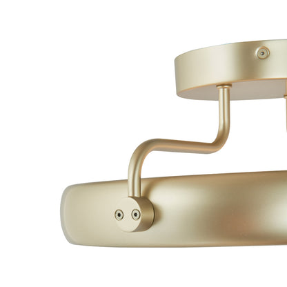 Rave Ring LED Semi Flush Mount Ceiling Light in Detail.