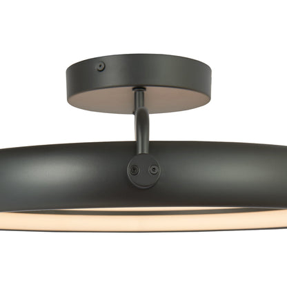 Rave Ring LED Semi Flush Mount Ceiling Light in Detail.
