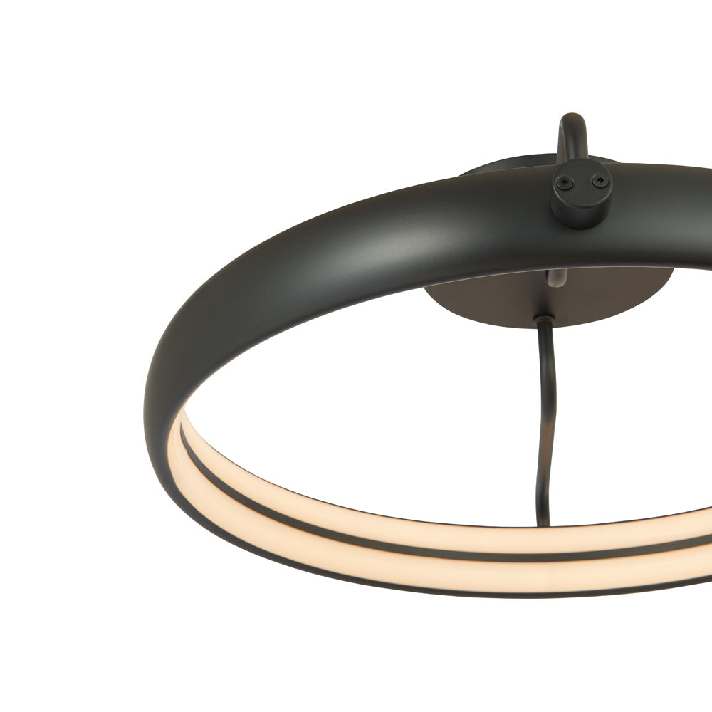 Rave Ring LED Semi Flush Mount Ceiling Light in Detail.