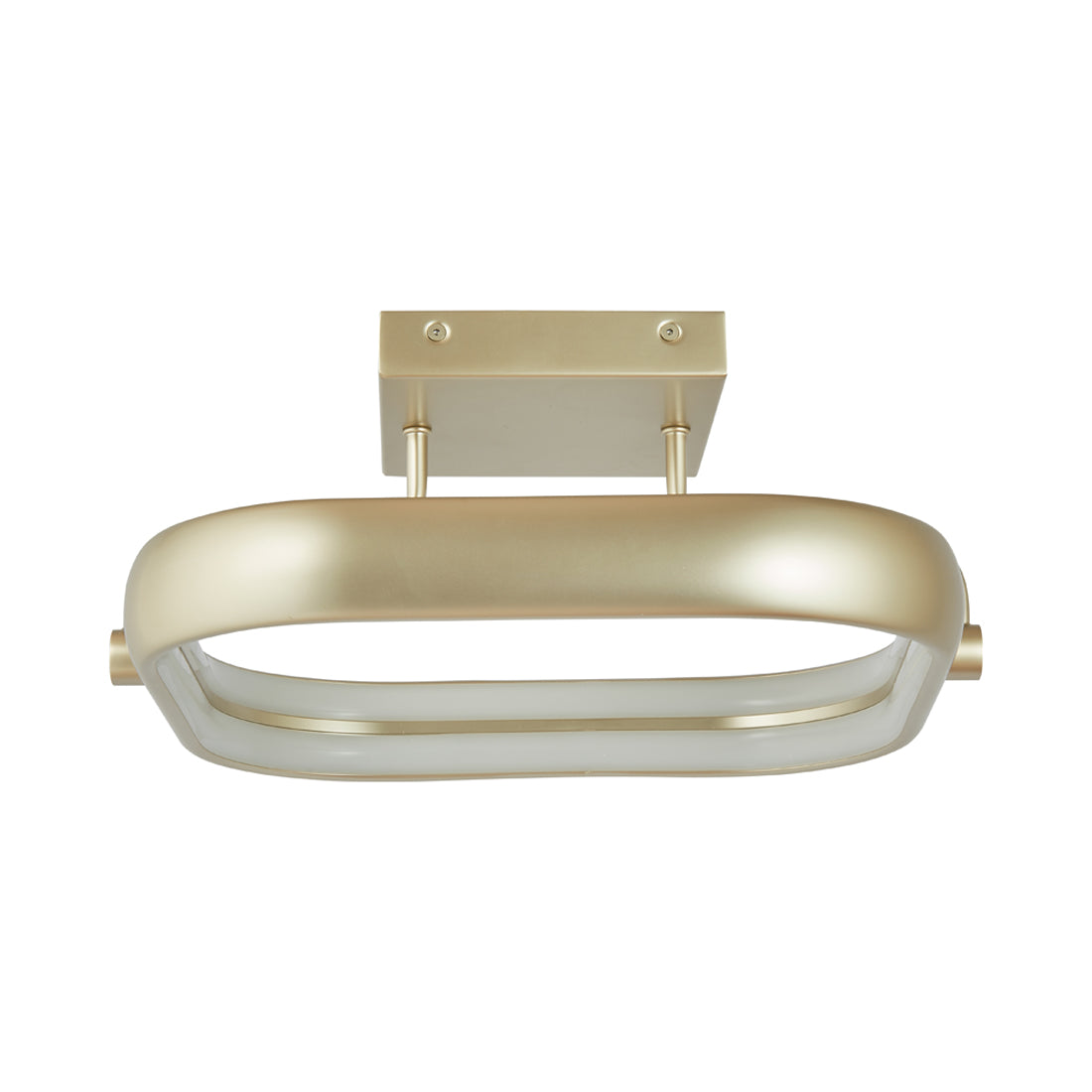 Rave Square LED Semi Flush Mount Ceiling Light.