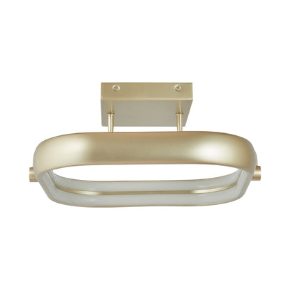 Rave Square LED Semi Flush Mount Ceiling Light.