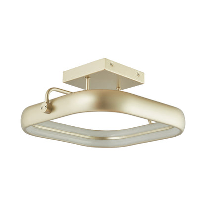 Rave Square LED Semi Flush Mount Ceiling Light in Detail.