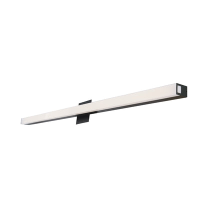 Sabre LED Bath Vanity Light in Black (48-Inch).