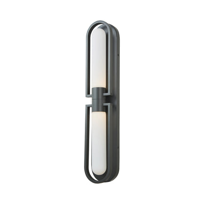 Siren Outdoor LED Wall Light in Matte Black (27.25-Inch).