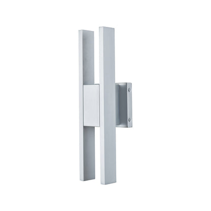 Slate Outdoor LED Wall Light in Silica (16-Inch).