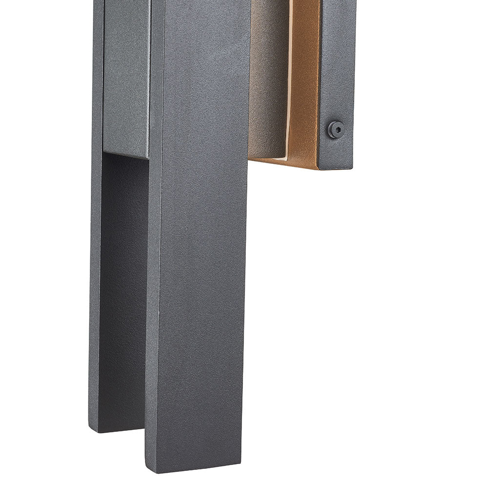 Slate Outdoor LED Wall Light in Detail.