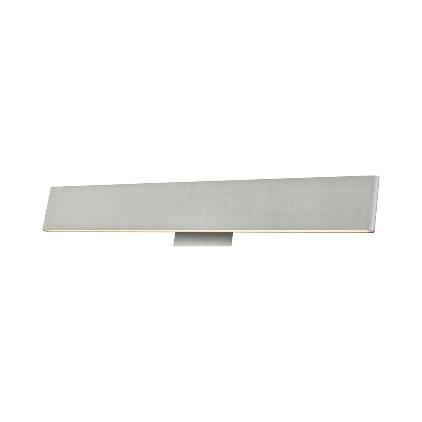Slim LED Bath Vanity Light in Brushed Aluminum (24-Inch).