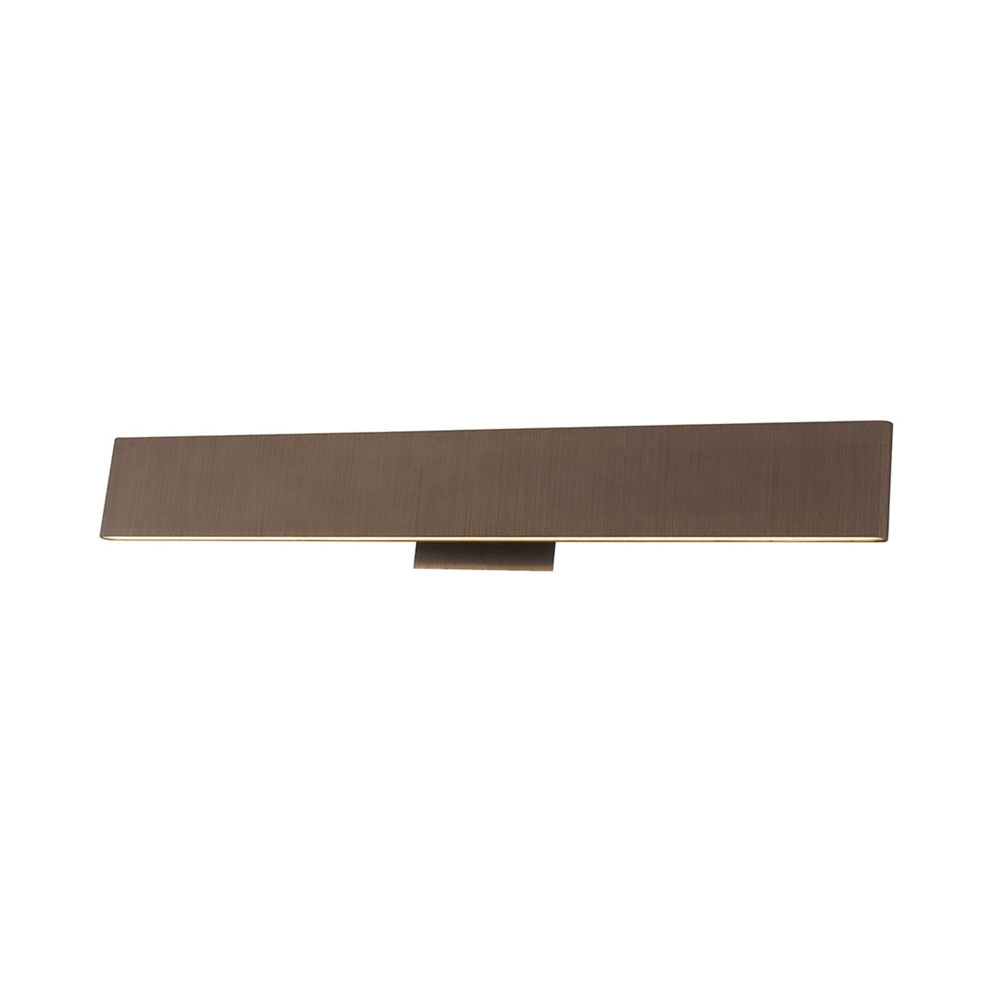 Slim LED Bath Vanity Light in Brushed Bronze (24-Inch).