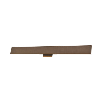 Slim LED Bath Vanity Light in Brushed Bronze (36-Inch).