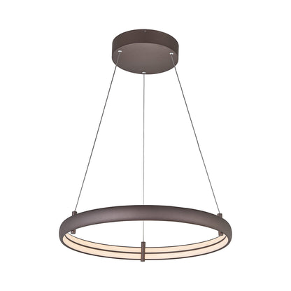 Sling Ring LED Pendant Light in Bronze (Small).
