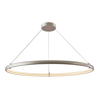Sling Ring LED Pendant Light in Titanium Silver (Extra Large).