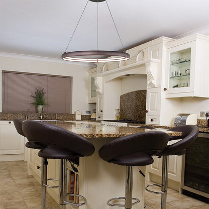 Sling Ring LED Pendant Light in kitchen.