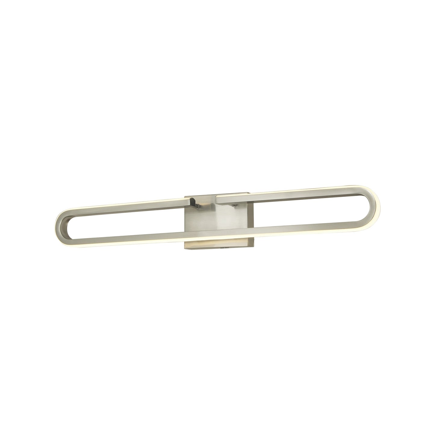 Speedway LED Bath Vanity Light in Brushed Nickel (32-Inch).