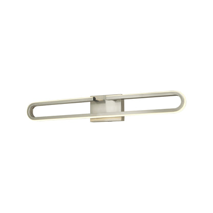 Speedway LED Bath Vanity Light in Brushed Nickel (32-Inch).