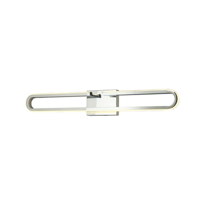 Speedway LED Bath Vanity Light in Chrome (32-Inch).