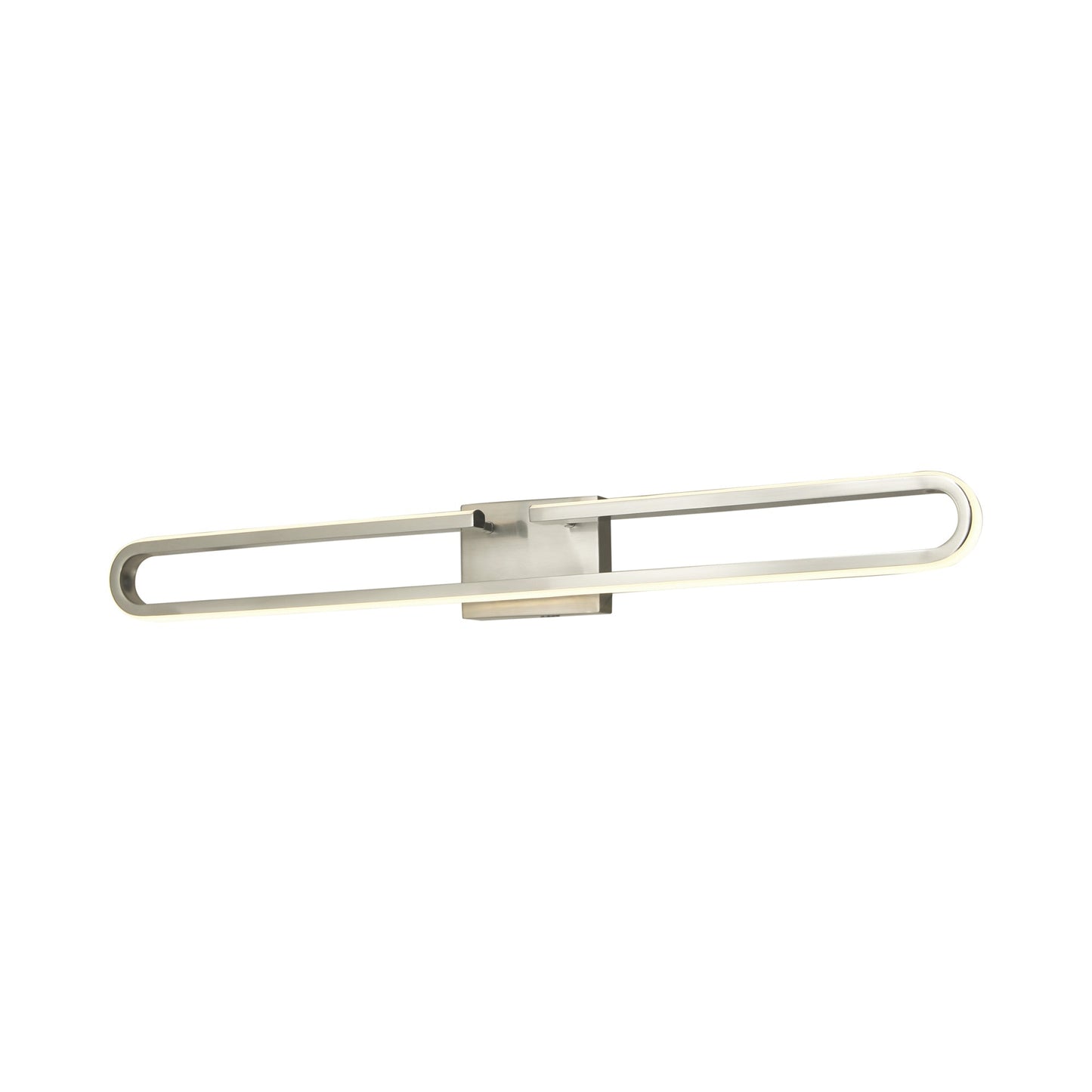 Speedway LED Bath Vanity Light in Brushed Nickel (40-Inch).