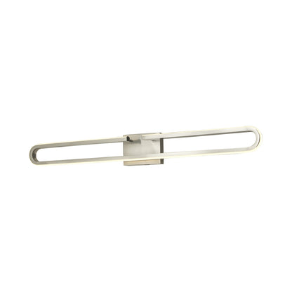 Speedway LED Bath Vanity Light in Brushed Nickel (40-Inch).