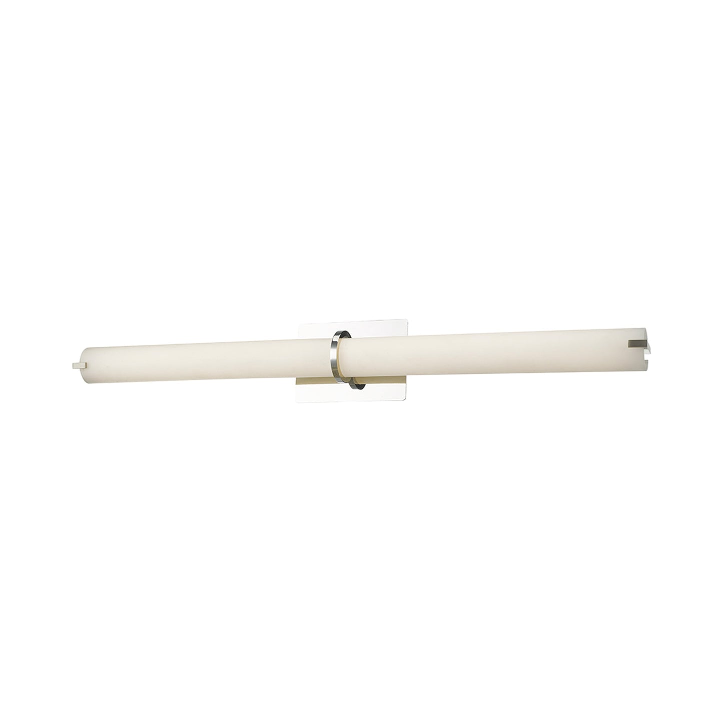 Squire Round LED Bath Vanity Light in Chrome (38-Inch).
