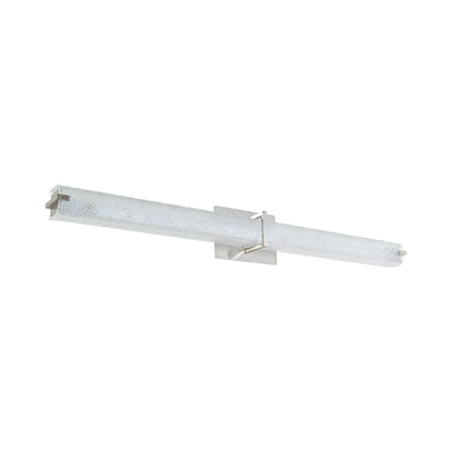 Squire Square LED Bath Vanity Light in Brushed Nickel (37.6-Inch).