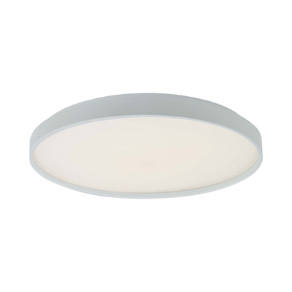 Tambourine LED Flush Mount Ceiling Light in White (15-Inch).