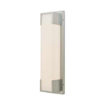 Titon Miter Outdoor LED Wall Light in Silica (18-Inch).
