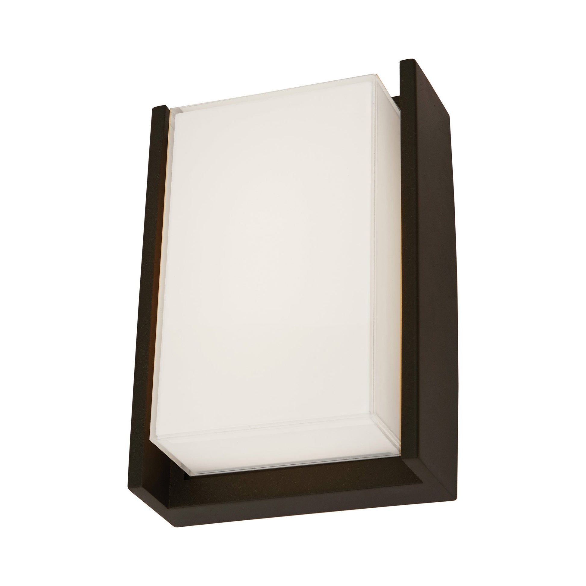Titon Outdoor LED Wall Light in Matte Black (10-Inch).