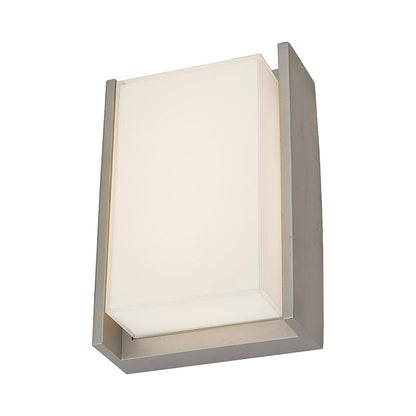 Titon Outdoor LED Wall Light in Silica (10-Inch).