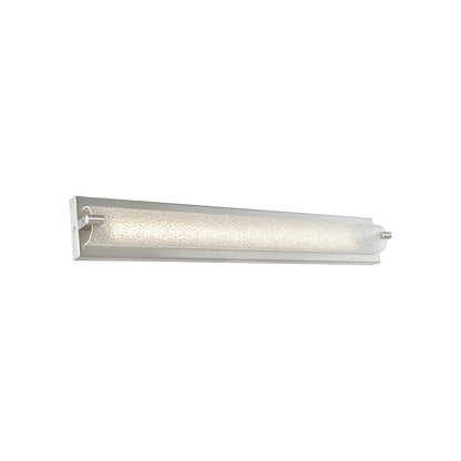 Veil LED Bath Vanity Light in Brushed Nickel (28.3-Inch).