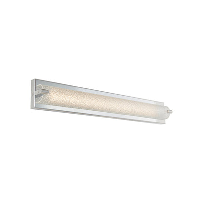 Veil LED Bath Vanity Light in Chrome (28.3-Inch).