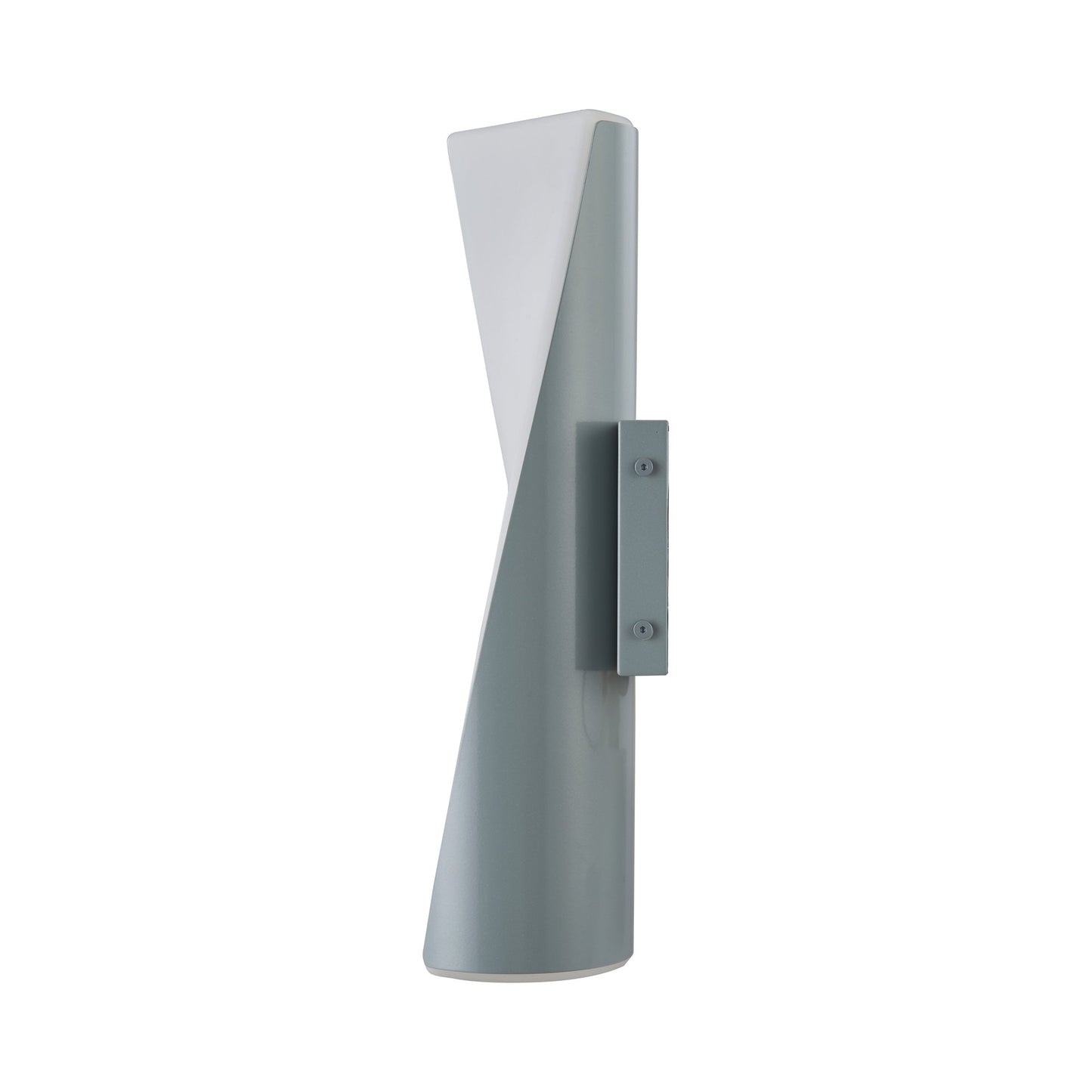 Vortex Outdoor LED Wall Light in Silica (15-Inch).