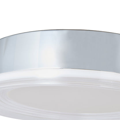 Waves LED Flush Mount Ceiling Light in Detail.