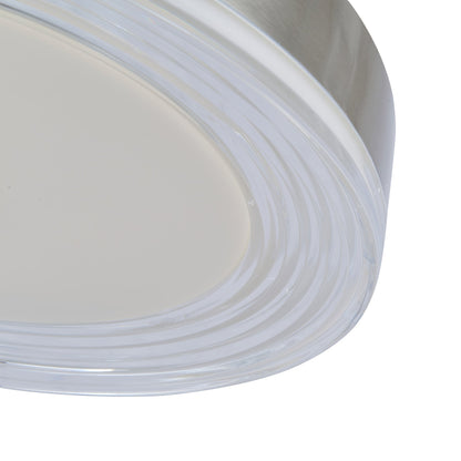 Waves LED Flush Mount Ceiling Light in Detail.