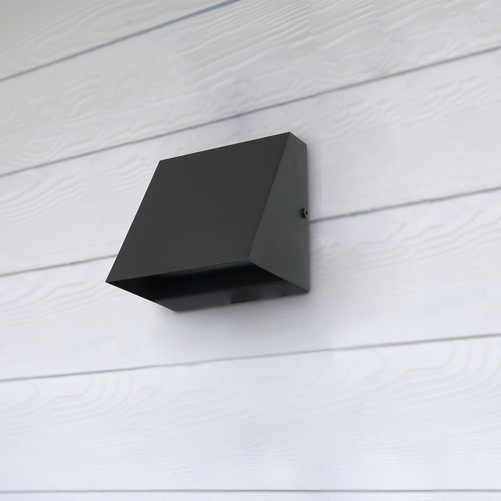 Wedge Outdoor LED Wall Light in Detail.