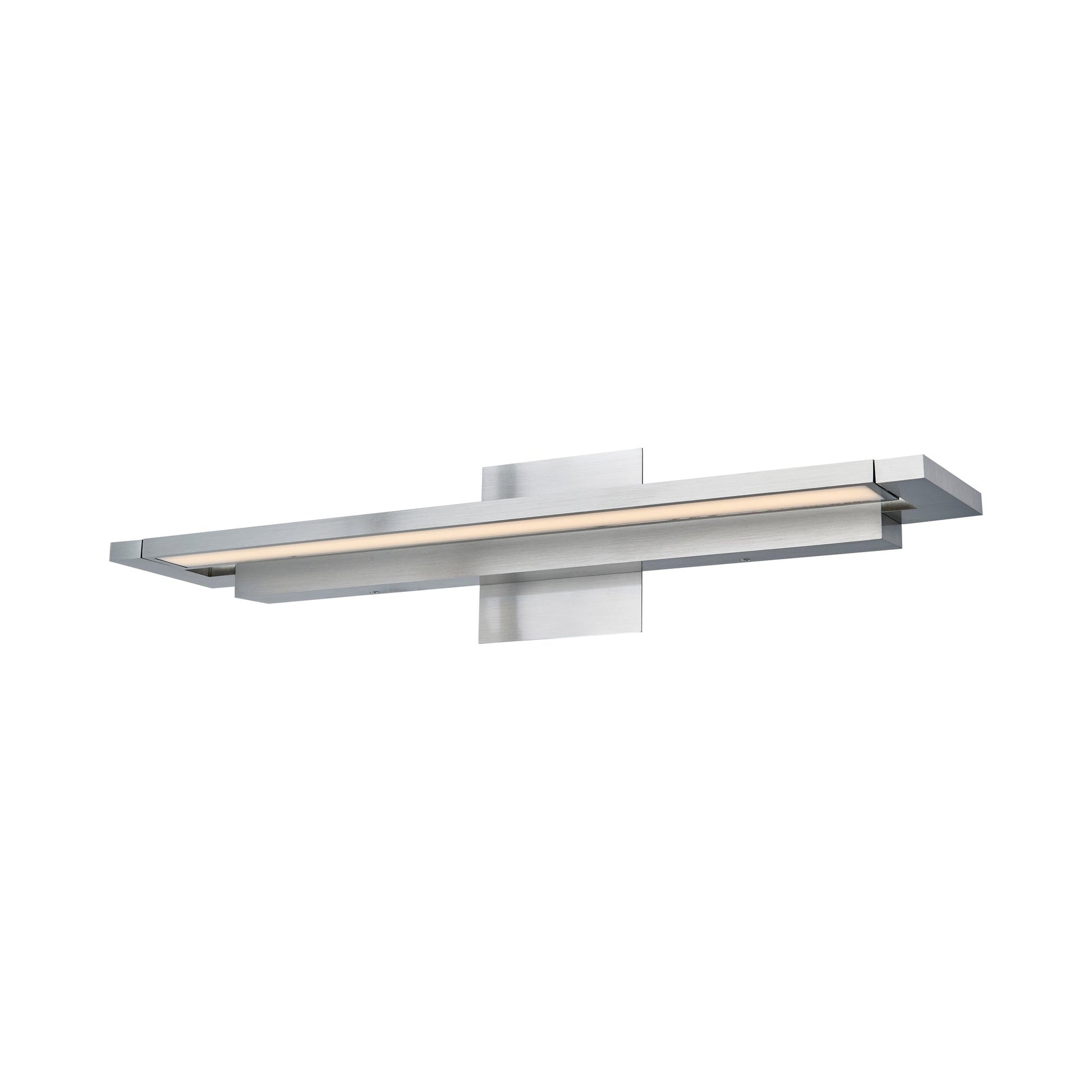 Whirl LED Bath Vanity Light in Brushed Nickel (24-Inch).