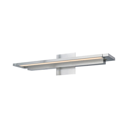 Whirl LED Bath Vanity Light in Brushed Nickel (24-Inch).