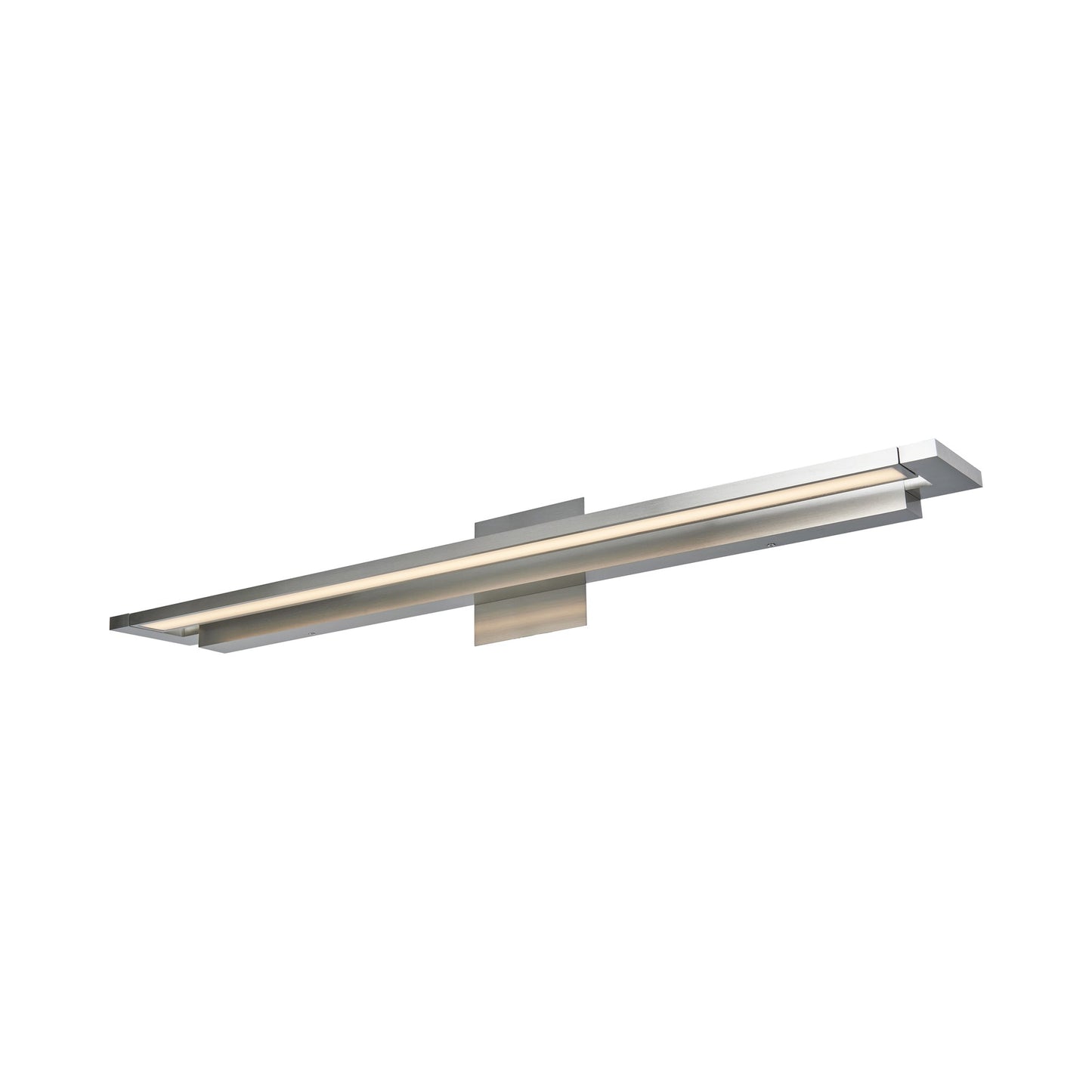 Whirl LED Bath Vanity Light in Brushed Nickel (30.3-Inch).