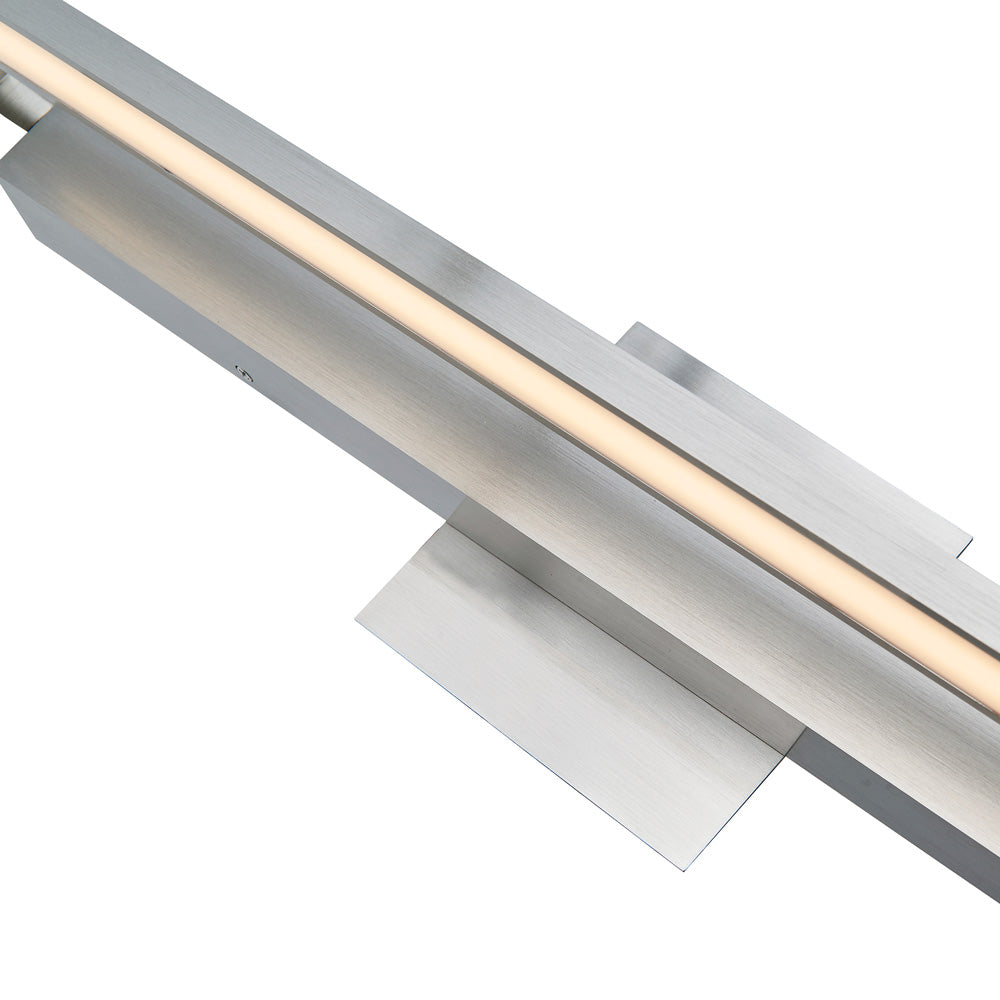 Whirl LED Bath Vanity Light in Detail.