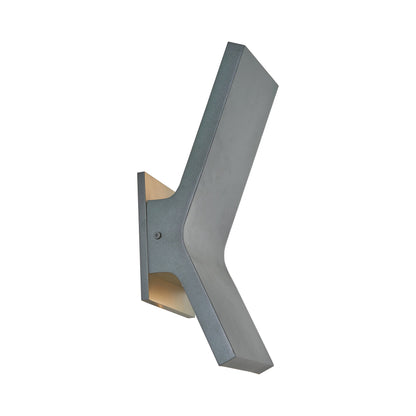 Yoga Angled Outdoor LED Wall Light in Detail.