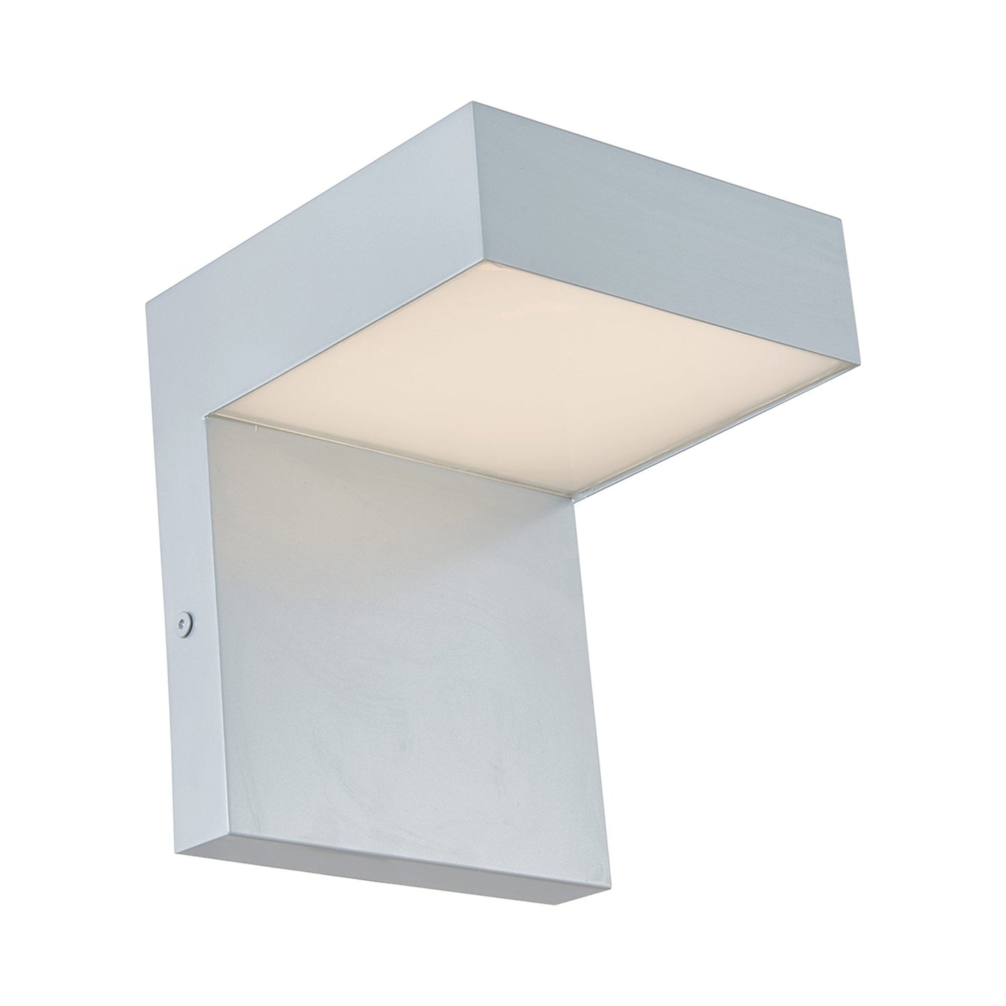Yoga Outdoor LED Single Wall Light in Silica.