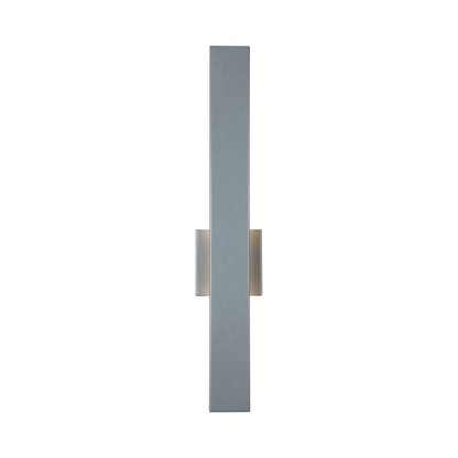 Yoga Straight Outdoor LED Wall Light in Silica.