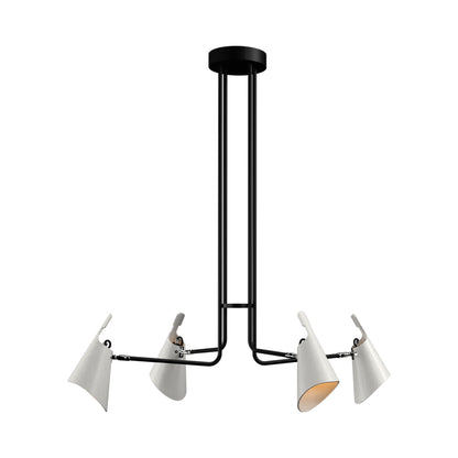 Balance Chandelier in Organic White.