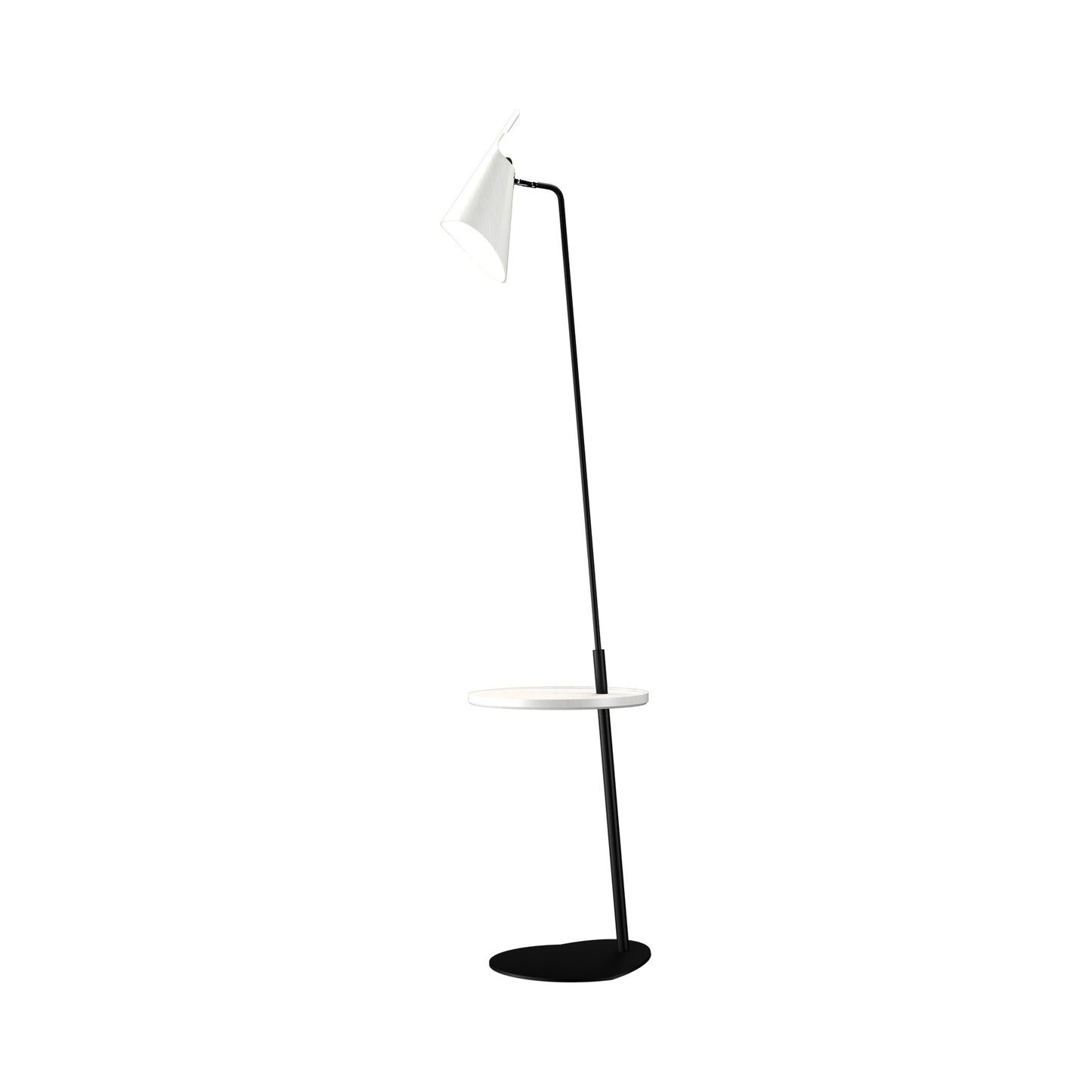 Balance Floor Lamp in Organic White (With Disk).