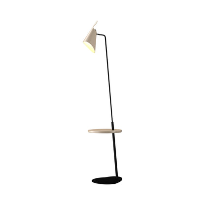 Balance Floor Lamp in Organic Cappuccino (With Disk).
