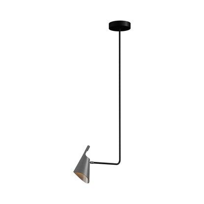 Balance Pendant Light in Organic Lead Grey.