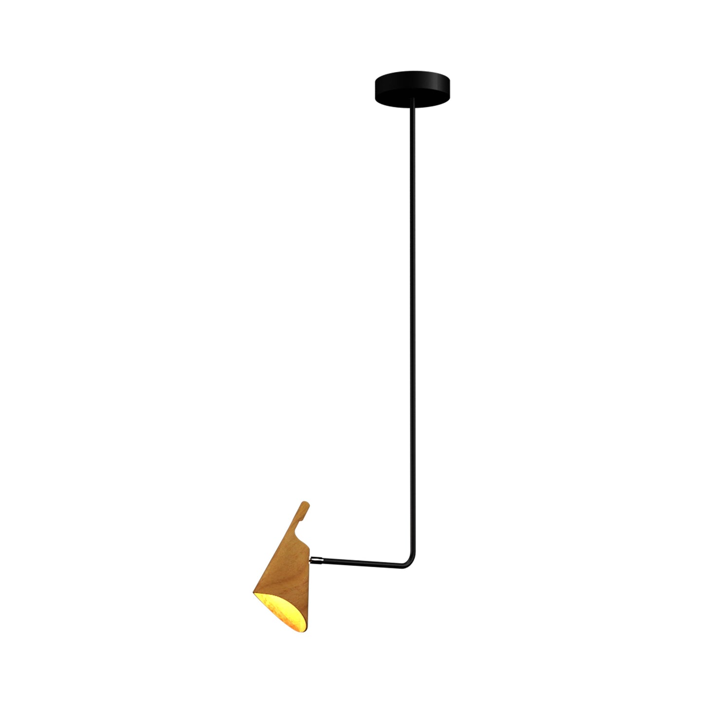 Balance Pendant Light in Teak.