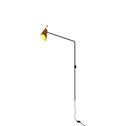 Balance Swing Arm Wall Light in Teak.