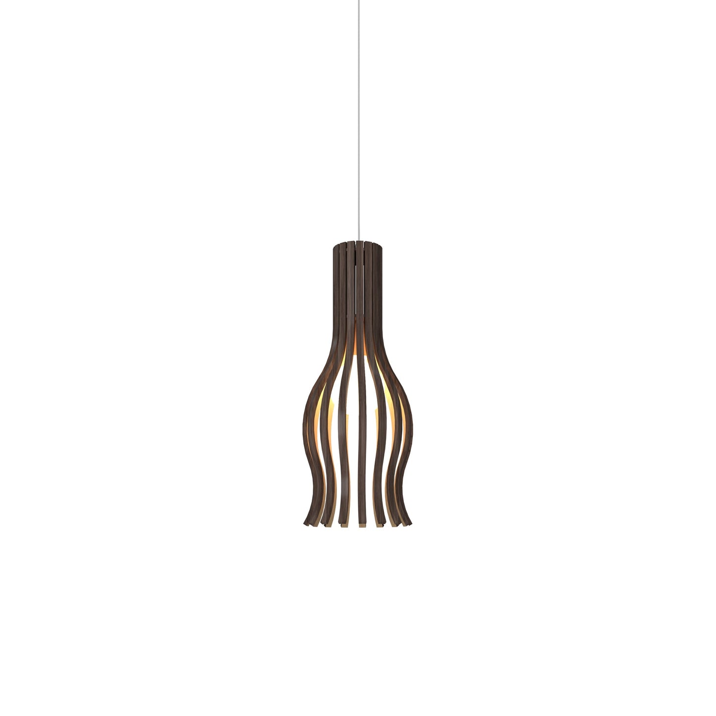 Balloon 1490 Pendant Light in American Walnut.