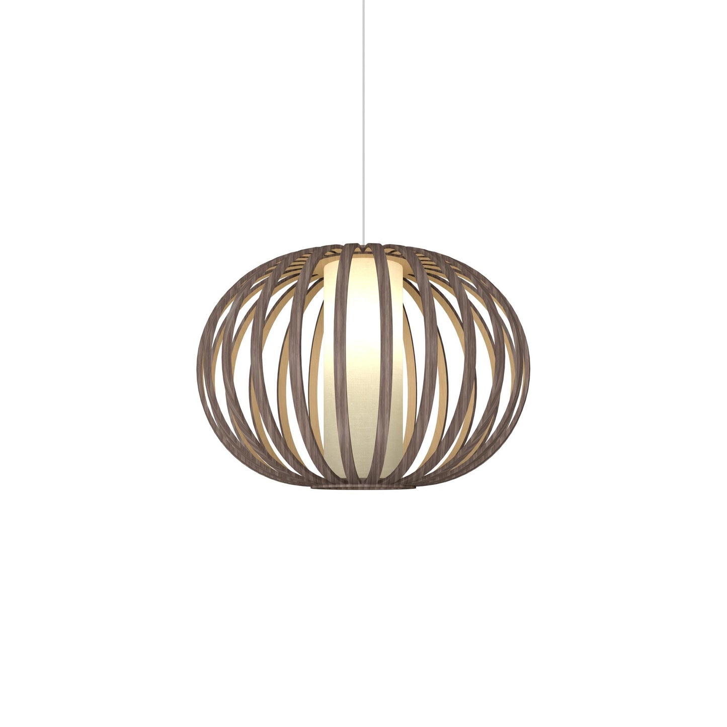 Balloon 14934 Pendant Light in American Walnut (With Shade).